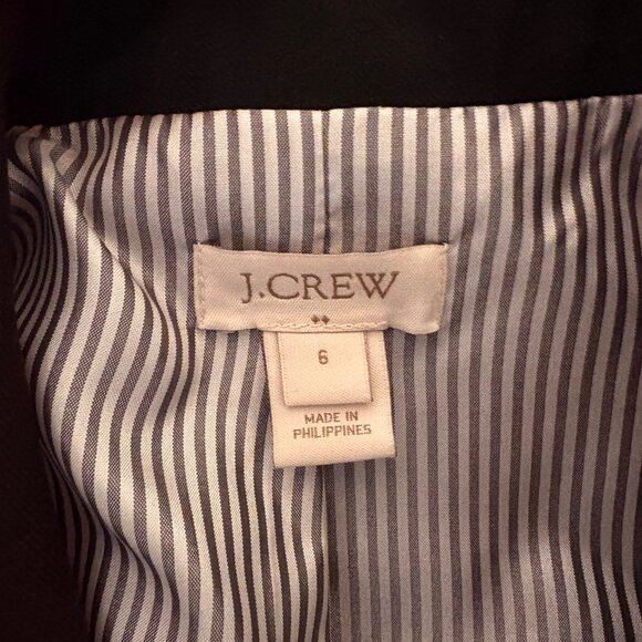 J.Crew Factory Original Schoolboy Black Blazer w/Gold Buttons EUC - Picture 5 of 8
